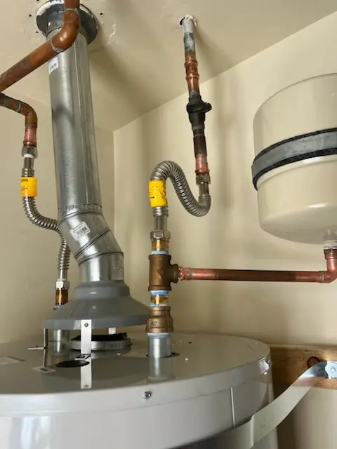 Water heater installation and plumbing repair in Klinesville